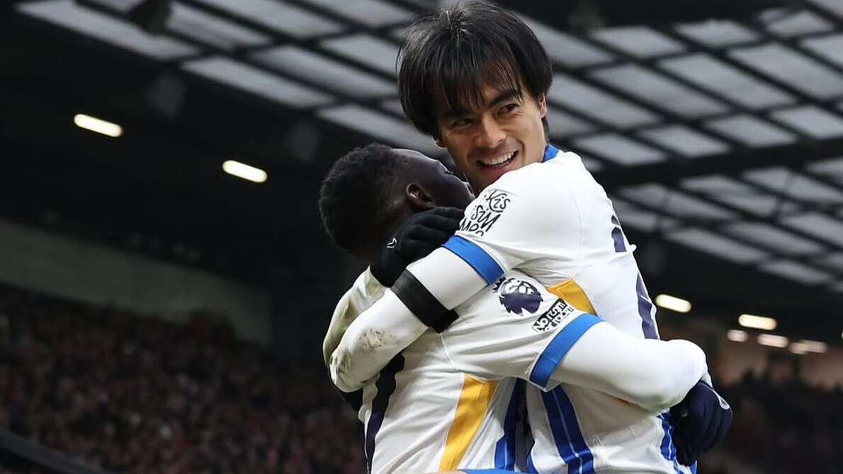 Bantu Brighton Hancurkan Manchester United di Old Trafford, Mitoma Buat Sejarah di Liga Inggris