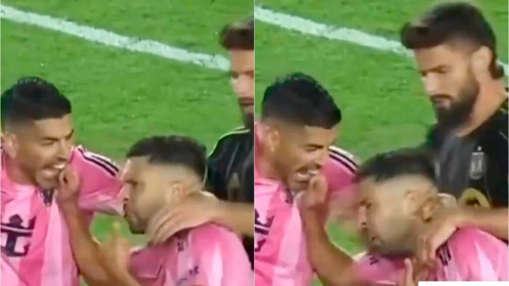 Kejadian di Piala Dunia 2014 Nyaris Terulang, Luis Suarez Nyaris Gigit Rekan Setimnya