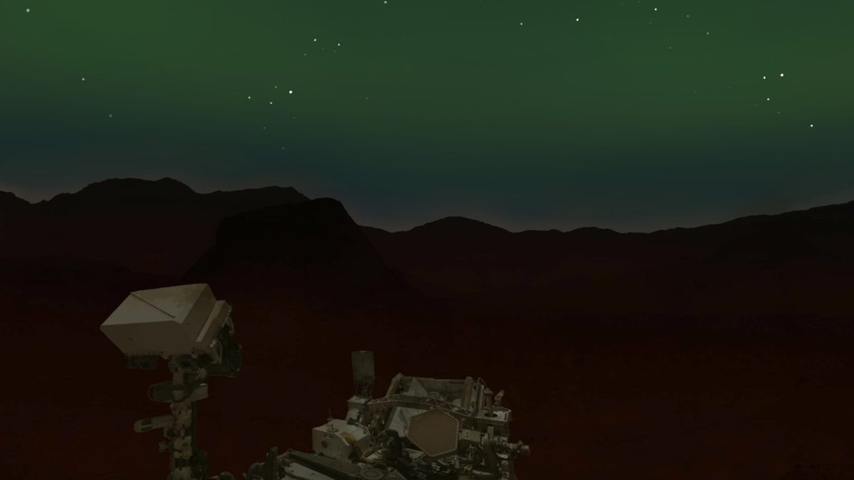 Rover NASA Tangkap Aurora dari Permukaan Mars untuk Pertama Kalinya