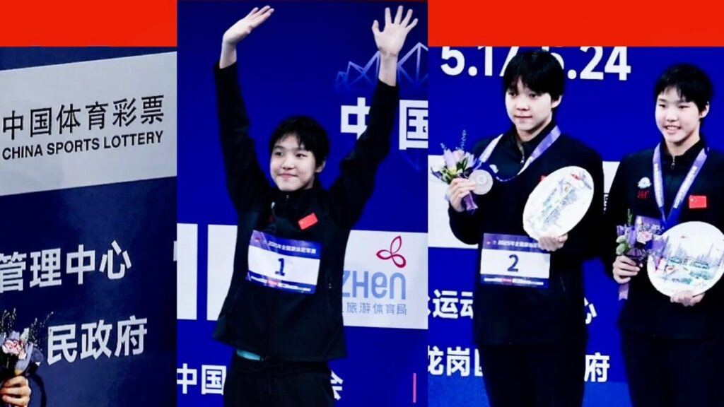 Yu Zidi, Gadis China Berusia 12 Tahun Buat Debut Mengesankan di Kejuaraan Renang Dunia 2025