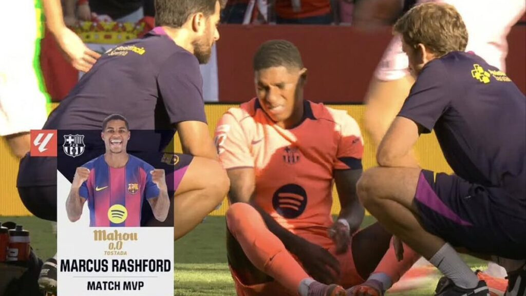 LaLiga Menjadikan Marcus Rashford Bahan Tertawaan Usai Barcelona Dibantai Sevilla