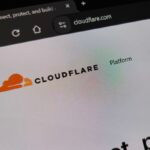 Ilustrasi laman Cloudflare.