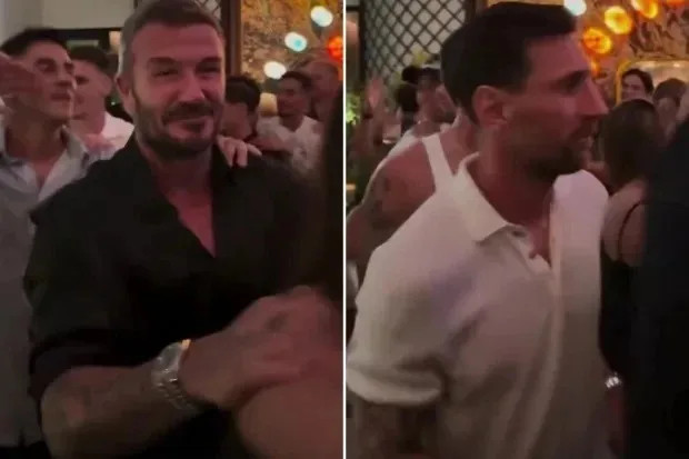 David Beckham Buat Lionel Messi Salting di Pesta Juara Inter Miami