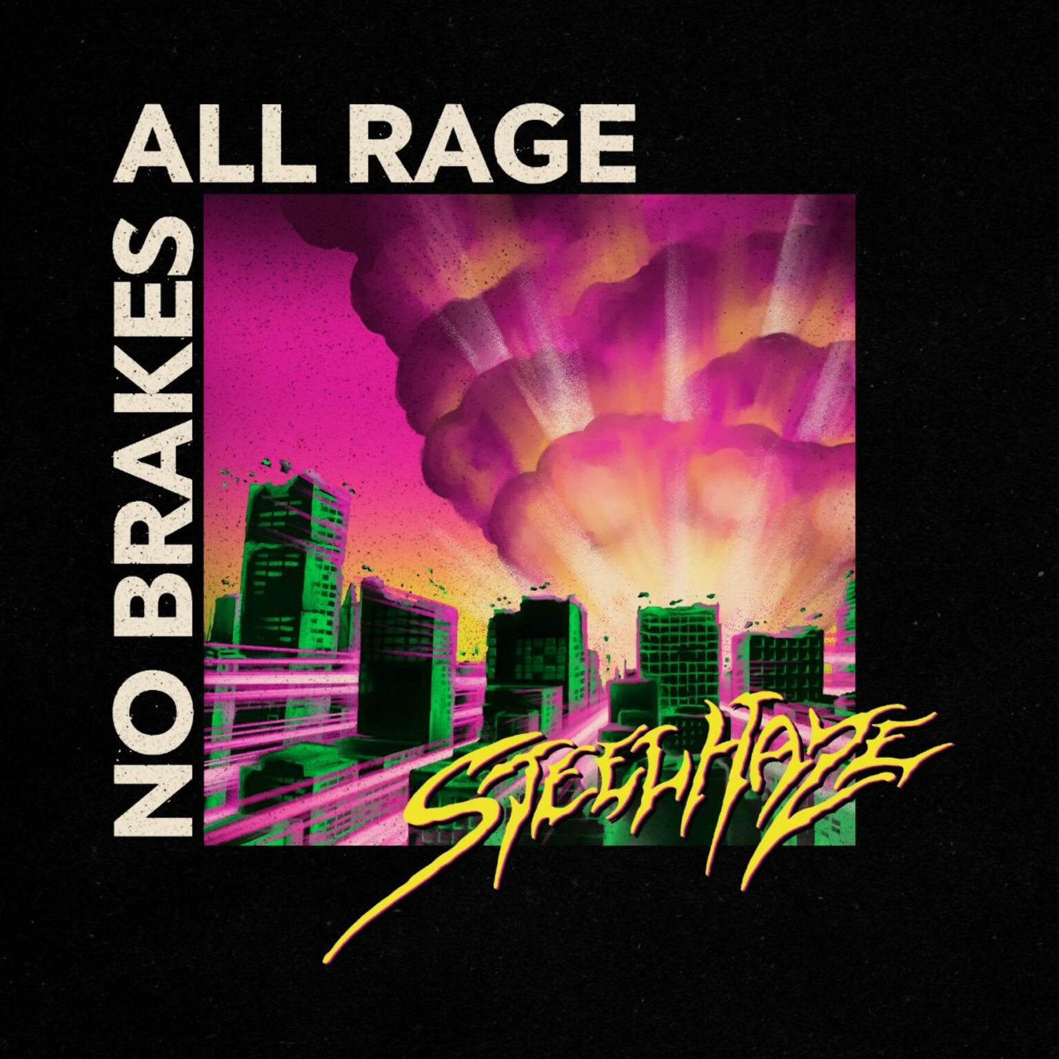 Steel Haze dan EP ‘No Brakes, All Rage’: Soundtrack Brutal untuk Kota Malang yang Semakin Gerah 3 Cover EP Steel Haze - No Brakes All Rage