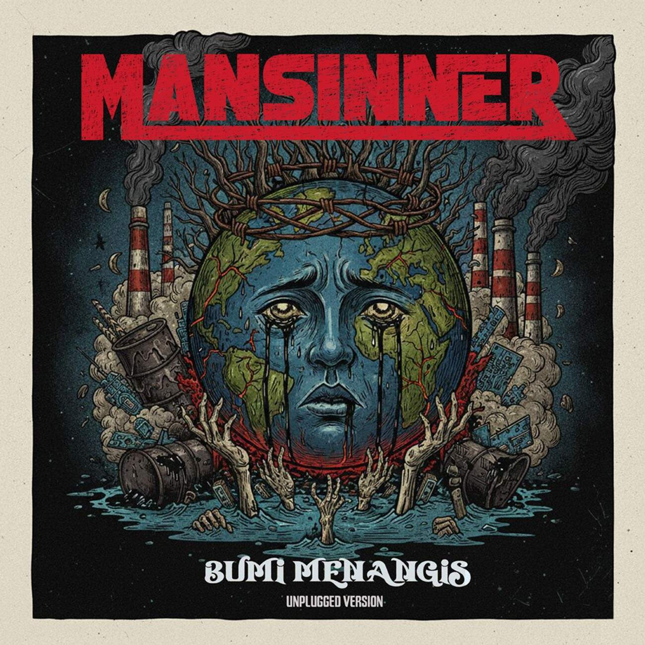 Cover Man Sinner - Bumi Menangis