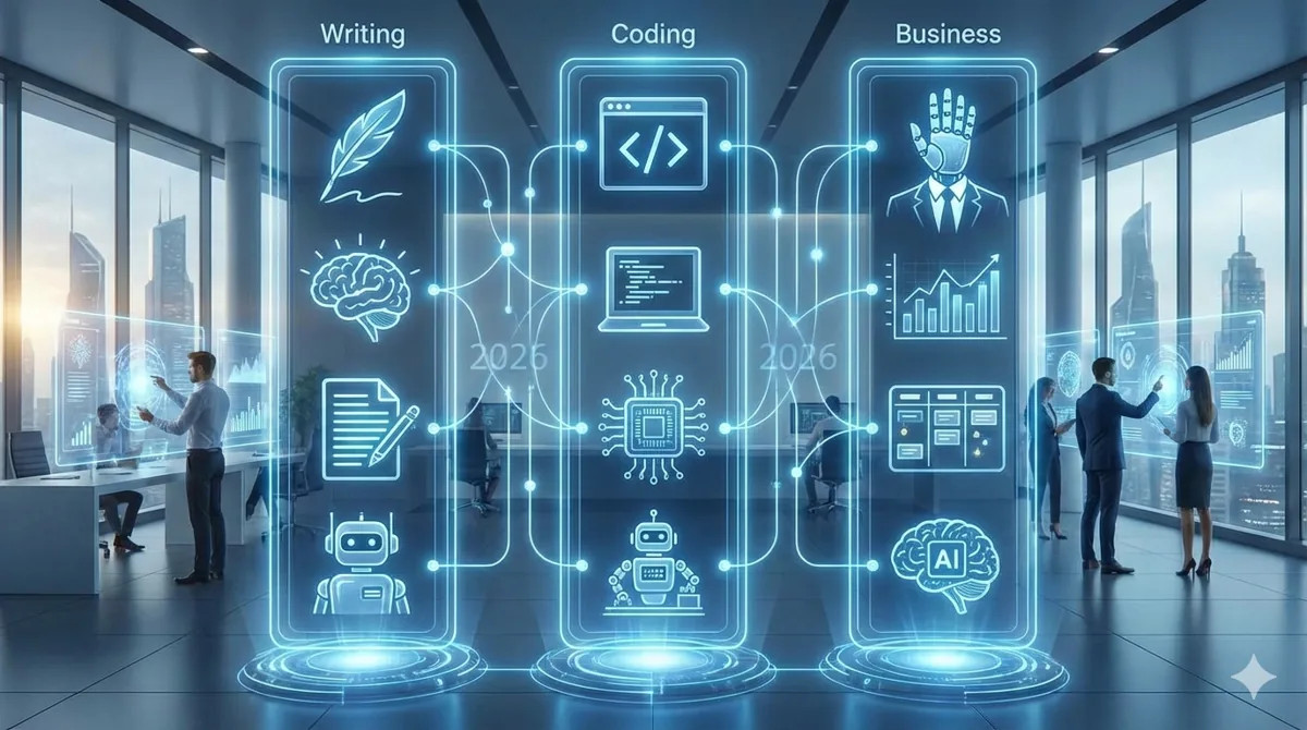 Deretan Generative AI Tools Terbaik di 2026 untuk Menulis, Coding, dan Bisnis 1 Deretan Generative AI Tools Terbaik di 2026 untuk Menulis, Coding, dan Bisnis