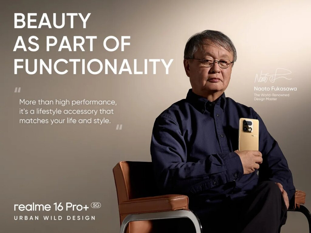 Urban Wild Design Karya Naoto Fukasawa Debut di realme 16 Pro Series 5G