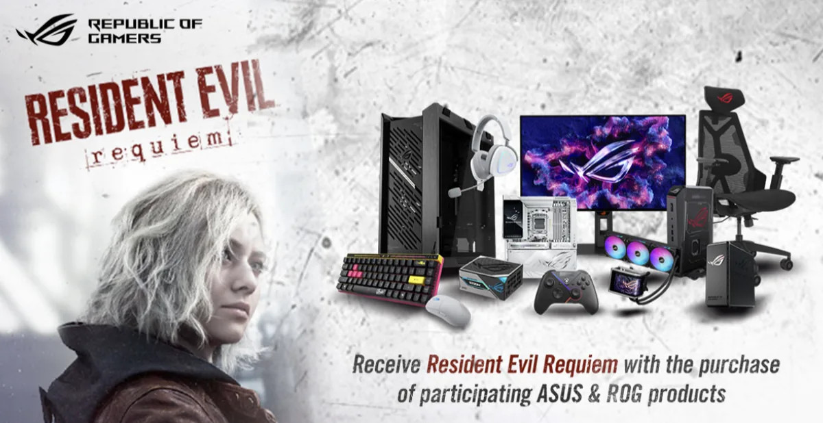Siap Uji Nyali? Kolaborasi ASUS ROG dan Resident Evil Requiem Bawa Horor ke Level Next-Gen 1 Siap Uji Nyali? Kolaborasi ASUS ROG dan Resident Evil Requiem Bawa Horor ke Level Next-Gen