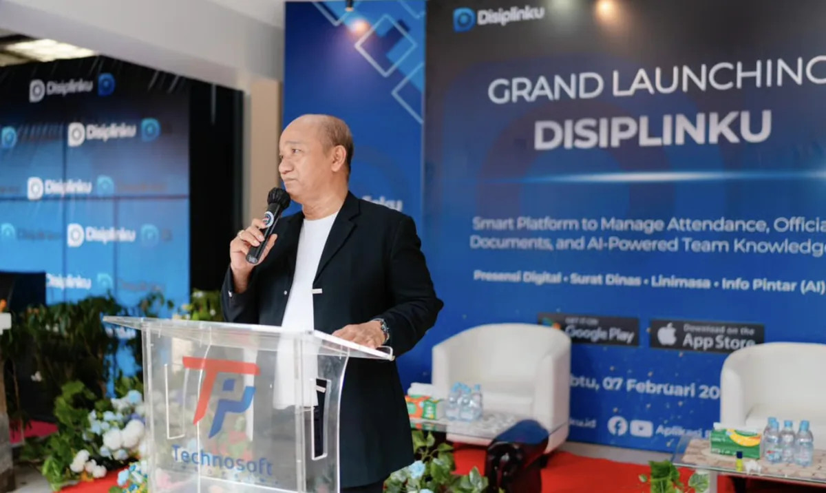 Transformasi Budaya Kerja Digital, Technosoft Resmi Rilis Disiplinku: Platform SDM Berbasis AI 1 Transformasi Budaya Kerja Digital, Technosoft Resmi Rilis Disiplinku: Platform SDM Berbasis AI