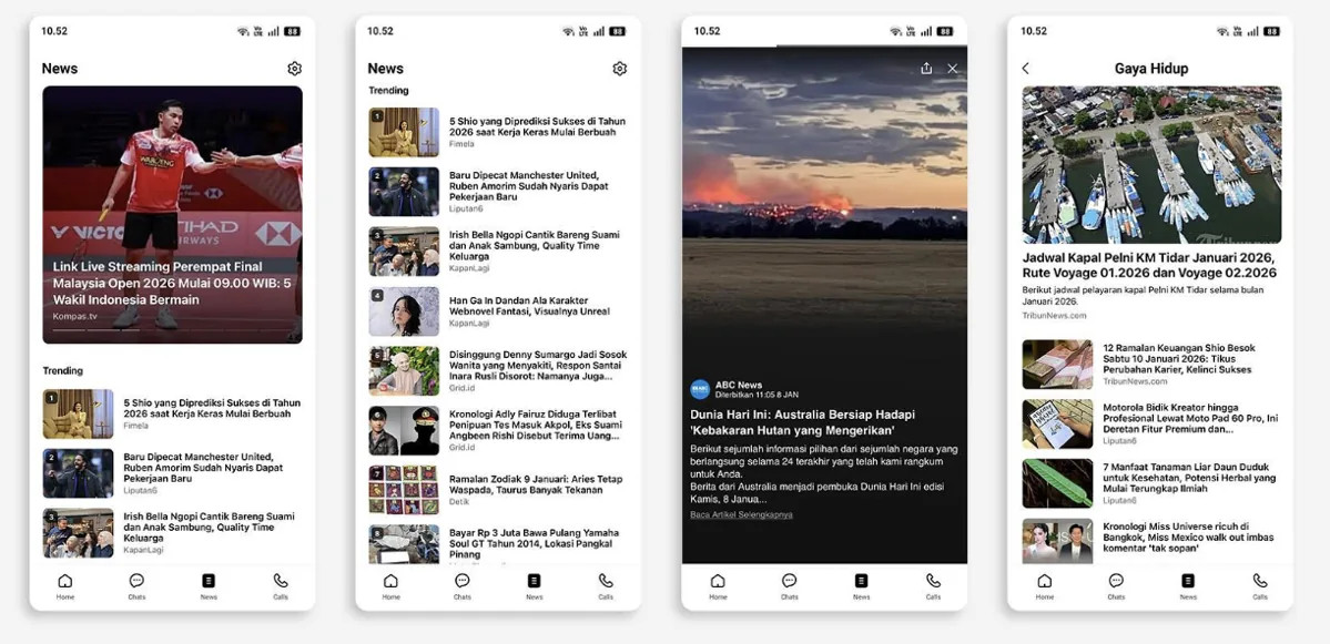 LINE Resmi Luncurkan Fitur NEWS: Cara Praktis Baca Berita Terpercaya Tanpa Pindah Aplikasi! 1 LINE Resmi Luncurkan Fitur NEWS: Cara Praktis Baca Berita Terpercaya Tanpa Pindah Aplikasi!
