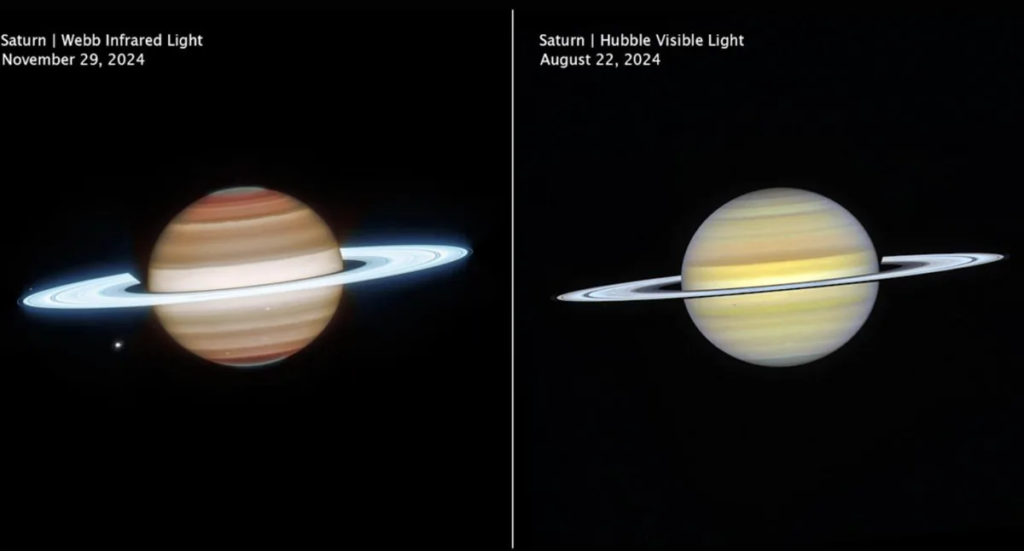 Simfoni Luar Angkasa: Kolaborasi Epik James Webb dan Hubble Bedah Wajah Baru Saturnus