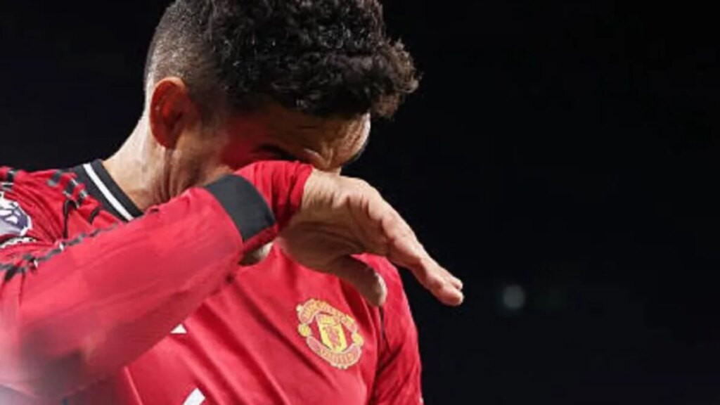 Casemiro Menangis saat Manchester United Mengalahkan Brentford