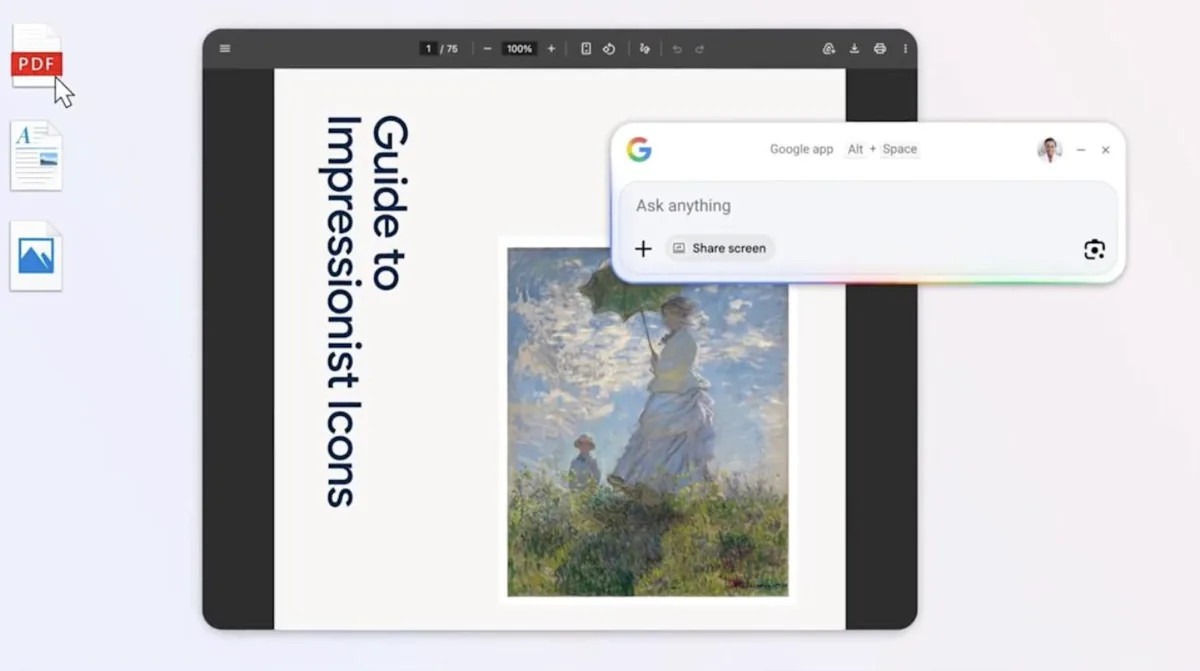 Google Desktop for Windows Resmi Hadir! Integrasi Gemini AI, Google Drive, dan Lens dalam Satu Shortcut