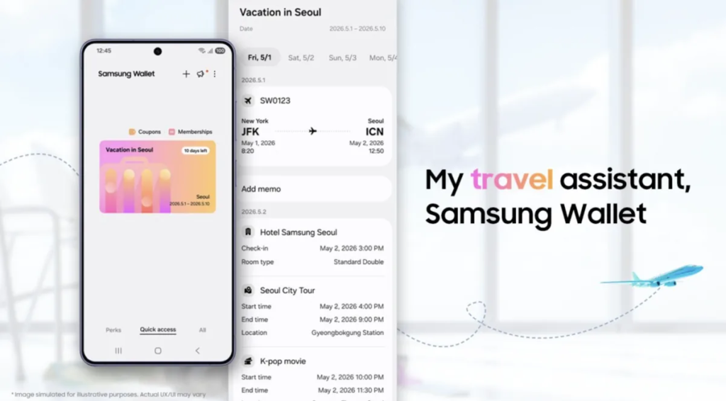 Samsung Wallet Rilis Fitur Trips: Kelola Rencana Liburan Jadi Lebih Praktis dalam Satu Aplikasi