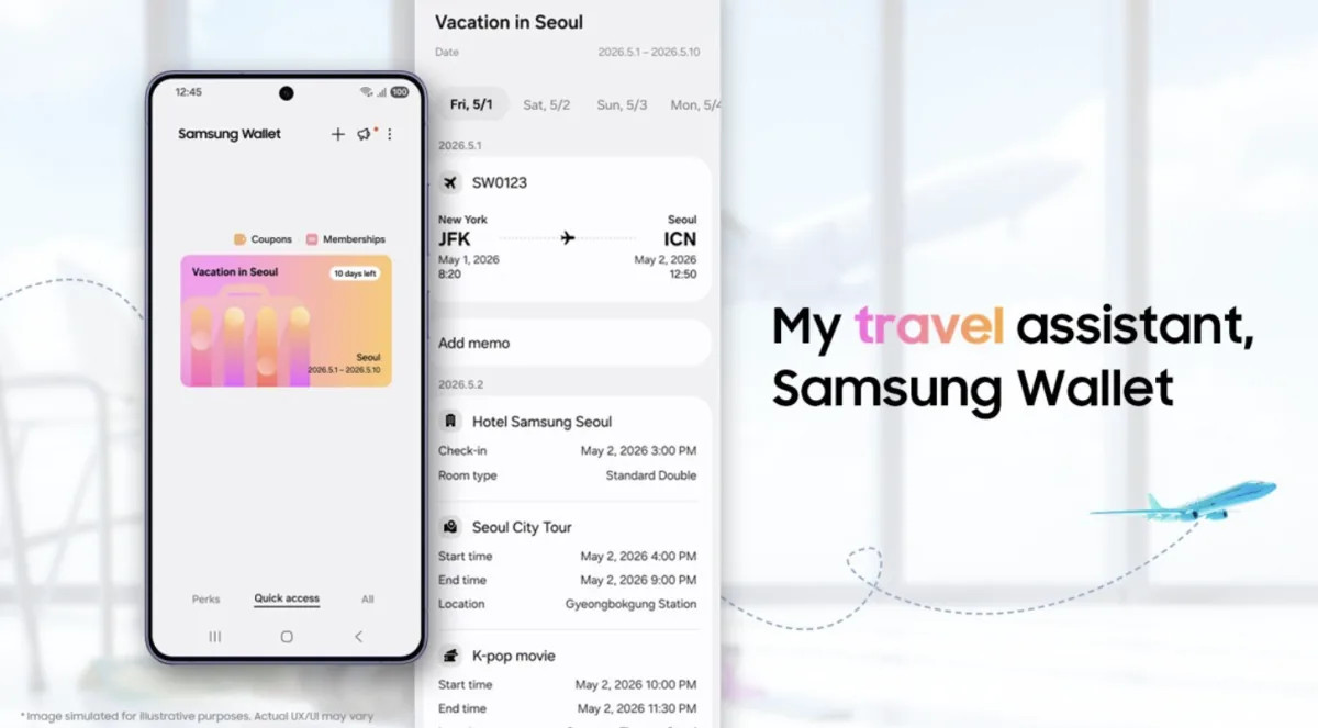 Samsung Wallet Rilis Fitur Trips: Kelola Rencana Liburan Jadi Lebih Praktis dalam Satu Aplikasi