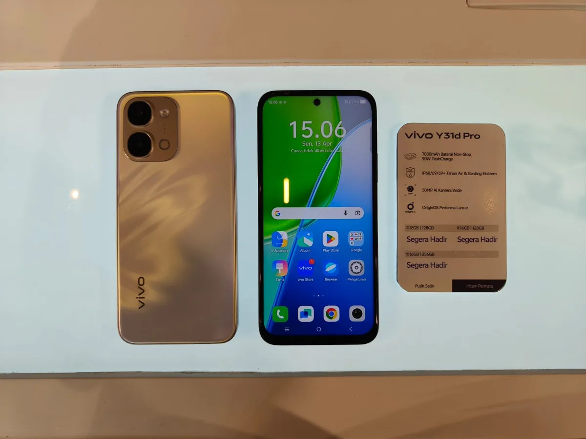 Spesifikasi Lengkap dan Fitur-Fitur Menarik dari vivo Y31d Pro!