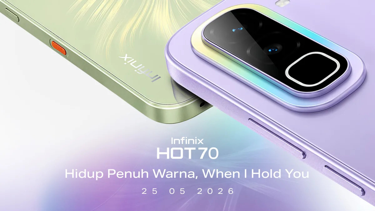 Infinix HOT 70 Segera Meluncur di Indonesia, Sasar Pasar HP Mid-Range Anak Muda