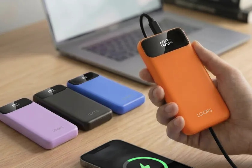 LOOPS Rilis Powerbank Lumi 10.000 mAh, Tawarkan Fast Charging 22,5W