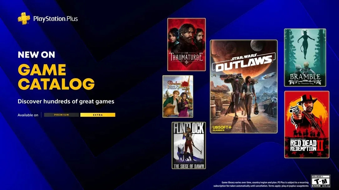 PlayStation Plus Mei 2026 Hadirkan Star Wars Outlaws hingga Red Dead Redemption 2