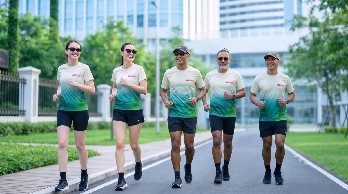 Rayakan 56 Tahun di Indonesia, Sharp Gelar “Run for the Future” dan Gerakan Tanam Pohon