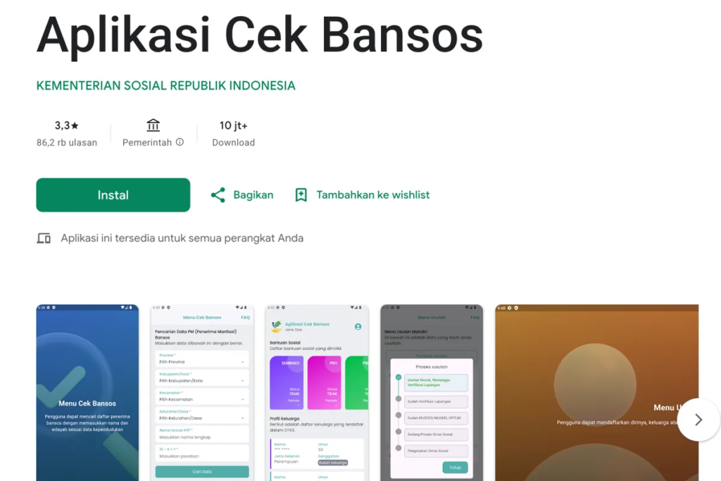 Cara Mudah Cek Desil Bansos 2026 Pakai NIK KTP Lewat HP