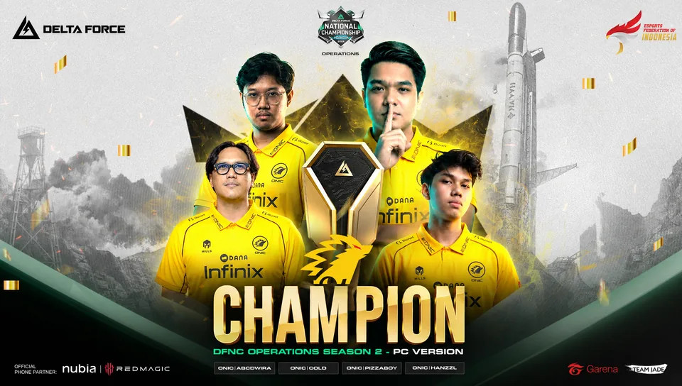 Alter Ego dan ONIC Resmi Rajai Delta Force National Championship Season 2