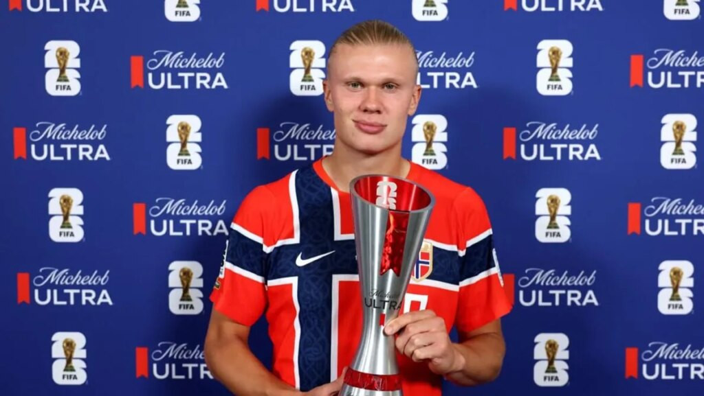 Baru Debut di Piala Dunia 2026, Erling Haaland Langsung Pecahkan Rekor Gabriel Batistuta dan Samuel Eto'o