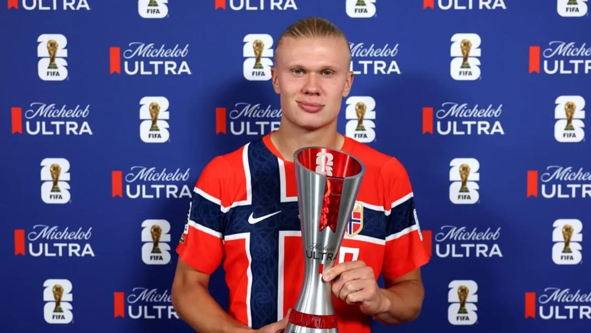 Baru Debut di Piala Dunia 2026, Erling Haaland Langsung Pecahkan Rekor Gabriel Batistuta dan Samuel Eto'o