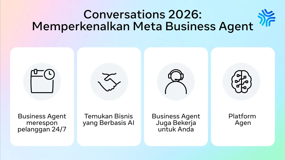 Gak Pake Lama! Meta Rilis Agen Bisnis AI yang Siap Balas Chat Pelanggan 24 Jam Nonstop 1 Gak Pake Lama! Meta Rilis Agen Bisnis AI yang Siap Balas Chat Pelanggan 24 Jam Nonstop