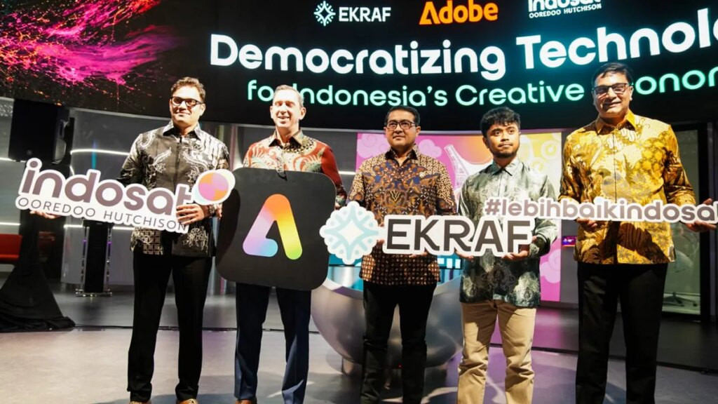 Indosat Gandeng Adobe dan Kemenekraf, Buka Peluang Baru bagi Kreator Indonesia di Era AI