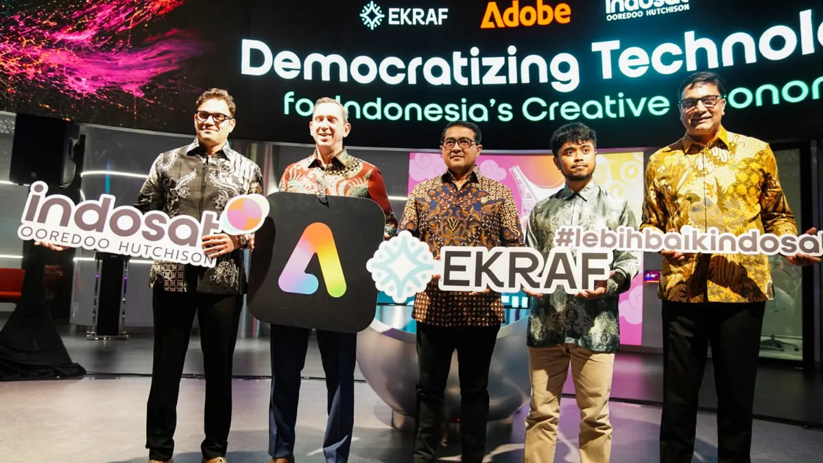 Indosat Gandeng Adobe dan Kemenekraf, Buka Peluang Baru bagi Kreator Indonesia di Era AI 1 Indosat Gandeng Adobe dan Kemenekraf, Buka Peluang Baru bagi Kreator Indonesia di Era AI