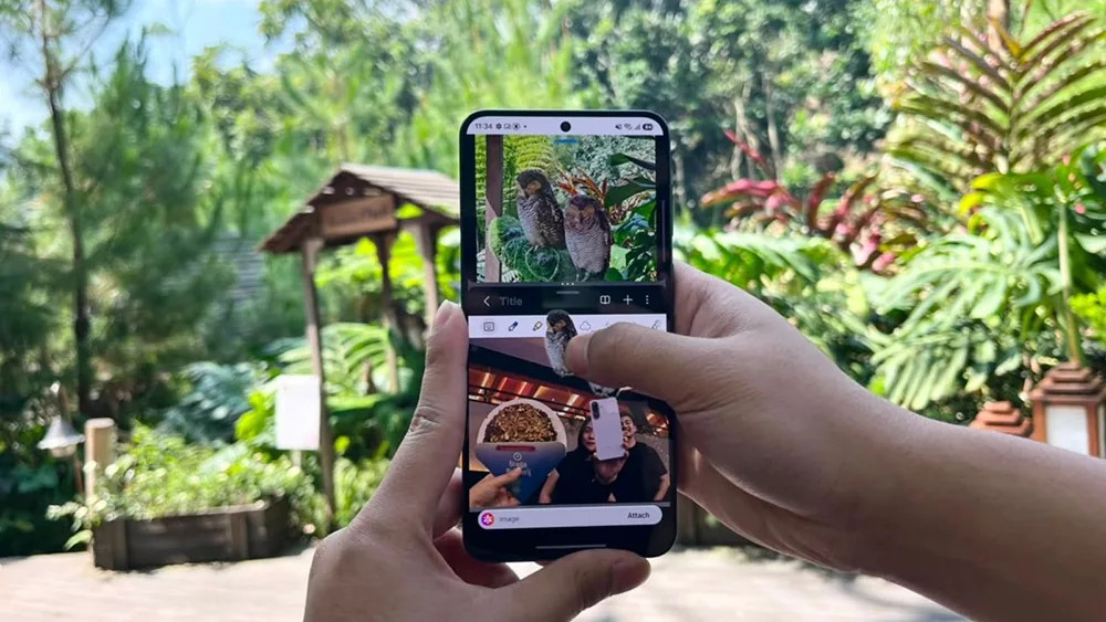 Fitur Multi Window Galaxy A57 5G Ubah Cara Gen Z Bikin Konten Travel di Media Sosial