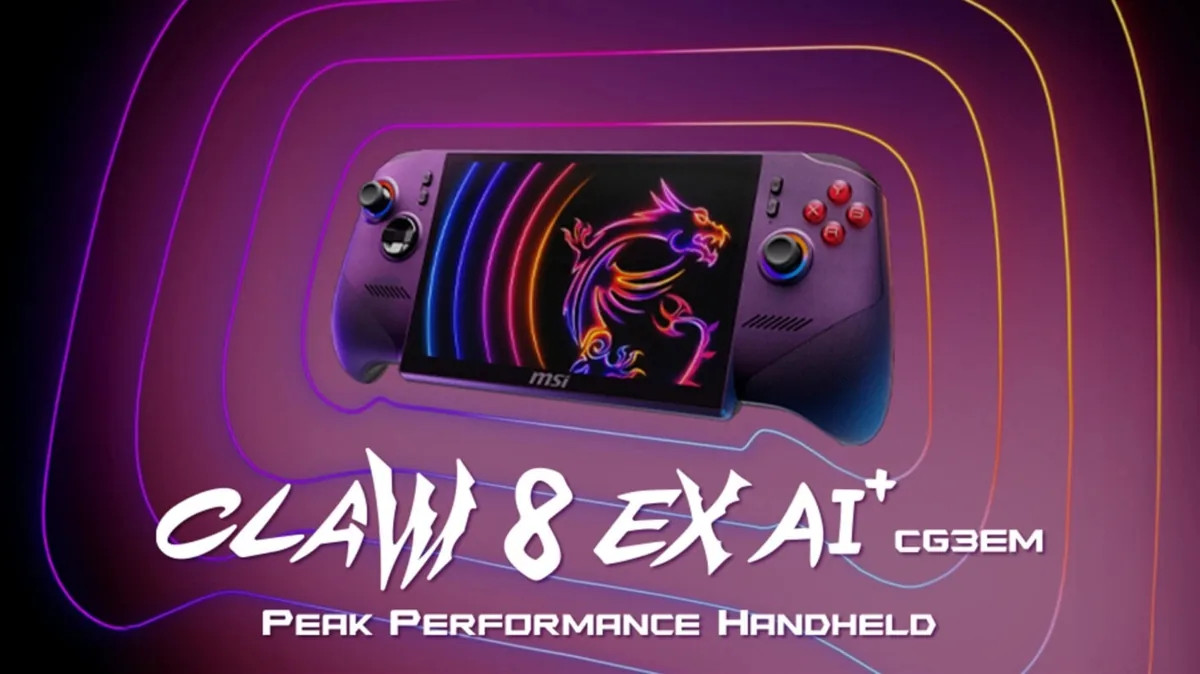 MSI Claw 8 EX AI+ Hadir dengan Intel Arc G3 Extreme dan Layar 120Hz 1 MSI Claw 8 EX AI+ Hadir dengan Intel Arc G3 Extreme dan Layar 120Hz