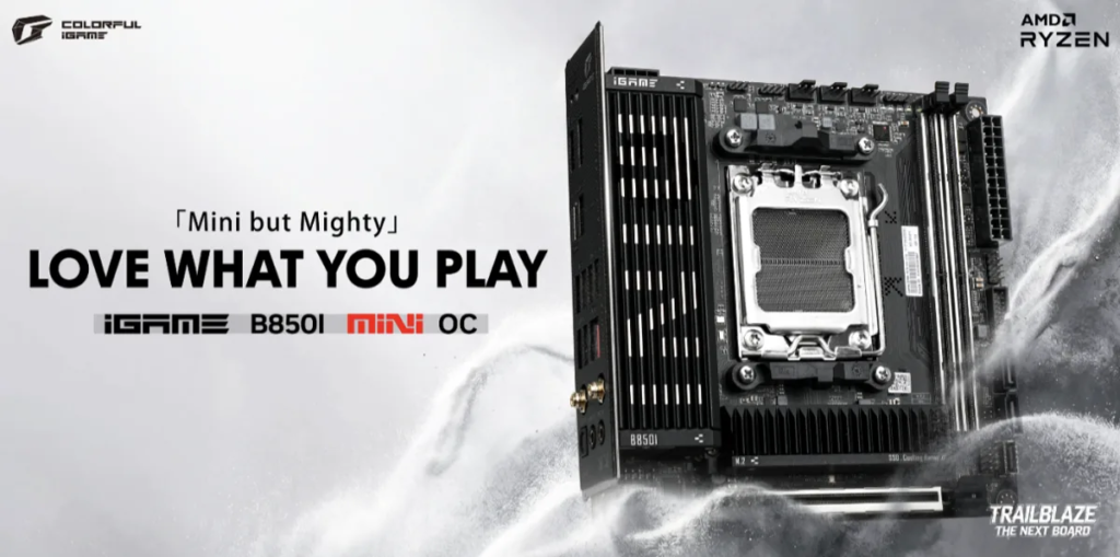 COLORFUL Luncurkan iGame B850I MINI OC, Motherboard SFF Khusus Overclocking
