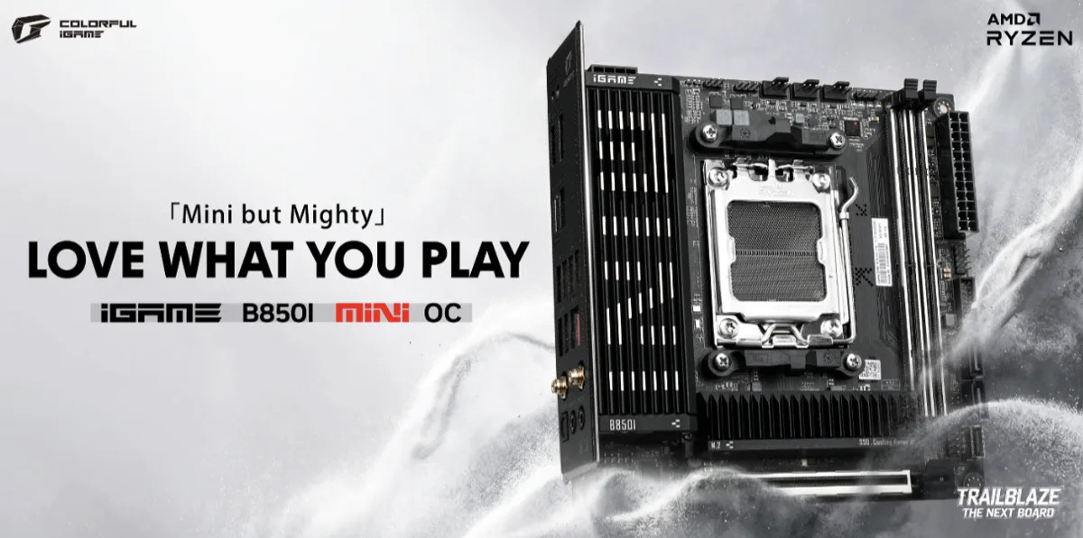 COLORFUL Luncurkan iGame B850I MINI OC, Motherboard SFF Khusus Overclocking