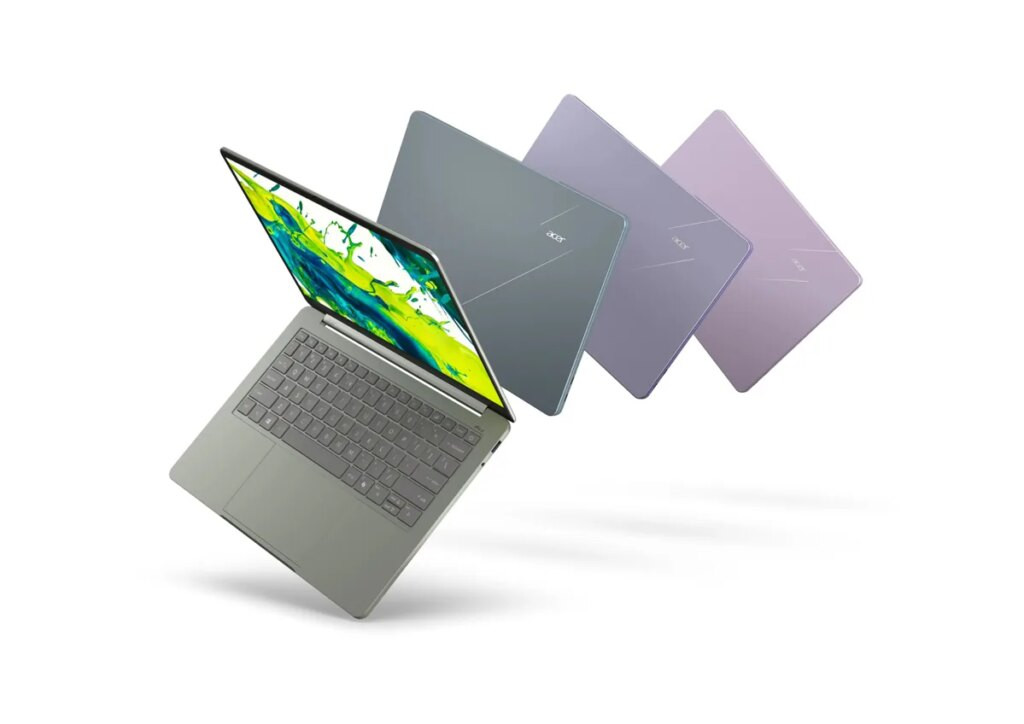 Acer Rilis Swift Air 14 dan Swift Spin 14 AI, Bawa Intel Generasi Terbaru dan Fitur AI Canggih