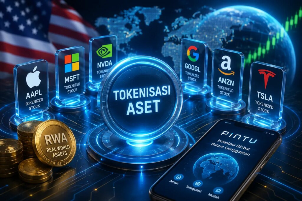 Tren Tokenisasi Aset Melejit, Investor PINTU Ramai Borong Saham AS dalam Bentuk Digital