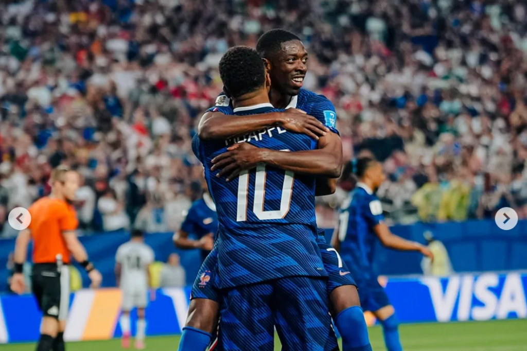 Prancis Bungkam Maroko 2-0, Mbappe dan Dembele Segel Tiket Semifinal