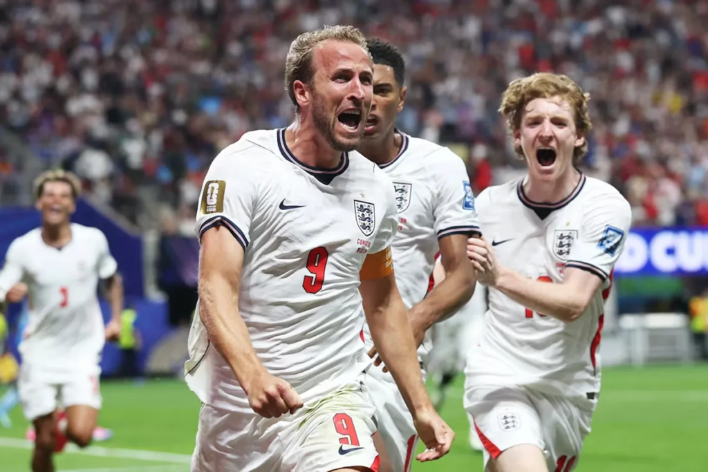 Dua Gol Magis Harry Kane Bawa Inggris Lolos dari Lubang Jarum