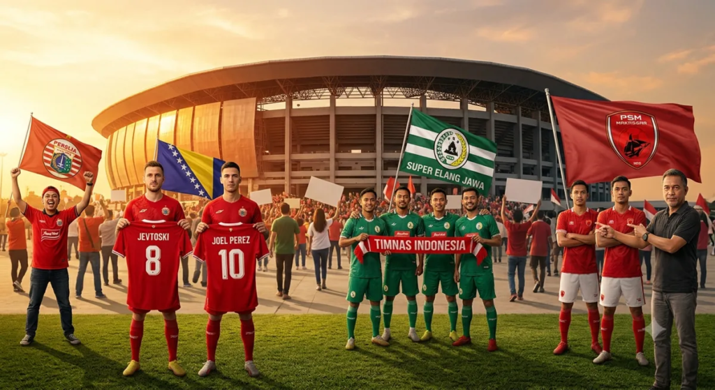 Persija Dikaitkan Bintang Meksiko, PSM Bangun Armada Balkan, PSS Bidik Empat Pemain Timnas