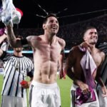 Bikin Salfok! Lionel Messi Pamer Tato Bibir Antonela Roccuzzo di Perut Bawah saat Selebrasi