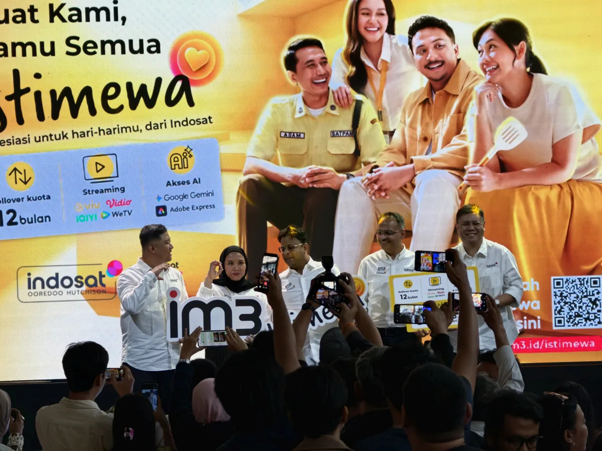 IM3 Istimewa Hadirkan Paket 150GB Mulai Rp100 Ribu, Bonus Streaming hingga AI 1 IM3 Istimewa Hadirkan Paket 150GB Mulai Rp100 Ribu, Bonus Streaming hingga AI