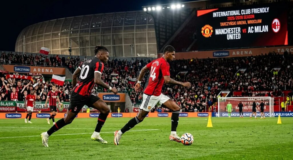 Prediksi Skor Manchester United vs AC Milan: Panggung Reuni Hangat Ruben Amorim di Polandia