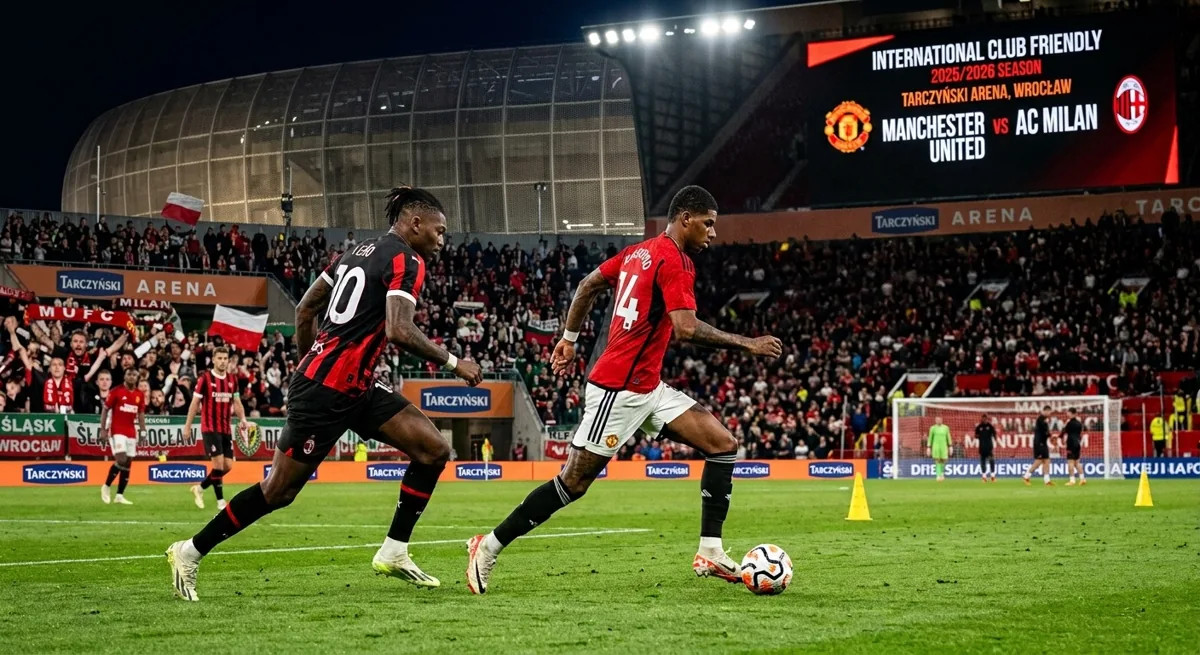 Prediksi Skor Manchester United vs AC Milan: Panggung Reuni Hangat Ruben Amorim di Polandia
