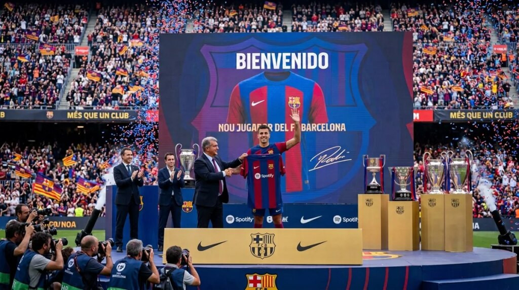 Bakal Dikenalkan Barcelona di Joan Gamper Trophy, Rodri Minta Nomor Punggung 'Keramat'
