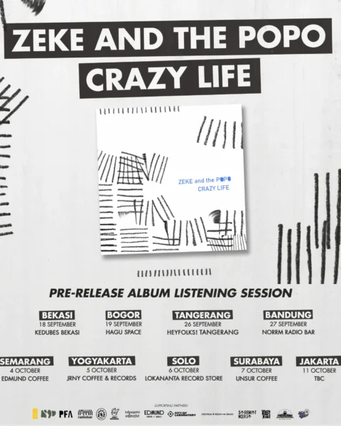 Sesi Dengar album Crazy Life - Zeke and The Popo
