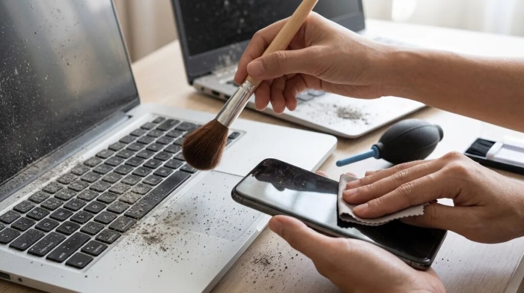 Cara Membersihkan HP dan Laptop yang Terkena Abu Vulkanik