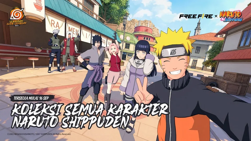Free Fire x NARUTO SHIPPUDEN Bab 1: Serangan Ekor Sembilan Hadirkan Hinata dan Akademi Ninja 1 Free Fire x NARUTO SHIPPUDEN Bab 1: Serangan Ekor Sembilan Hadirkan Hinata dan Akademi Ninja