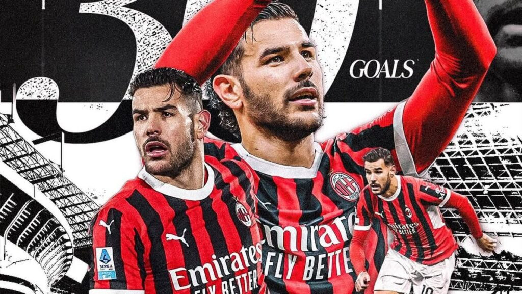 Cetak Gol untuk AC Milan, Theo Hernandez Pecahkan Rekor Paolo Maldini