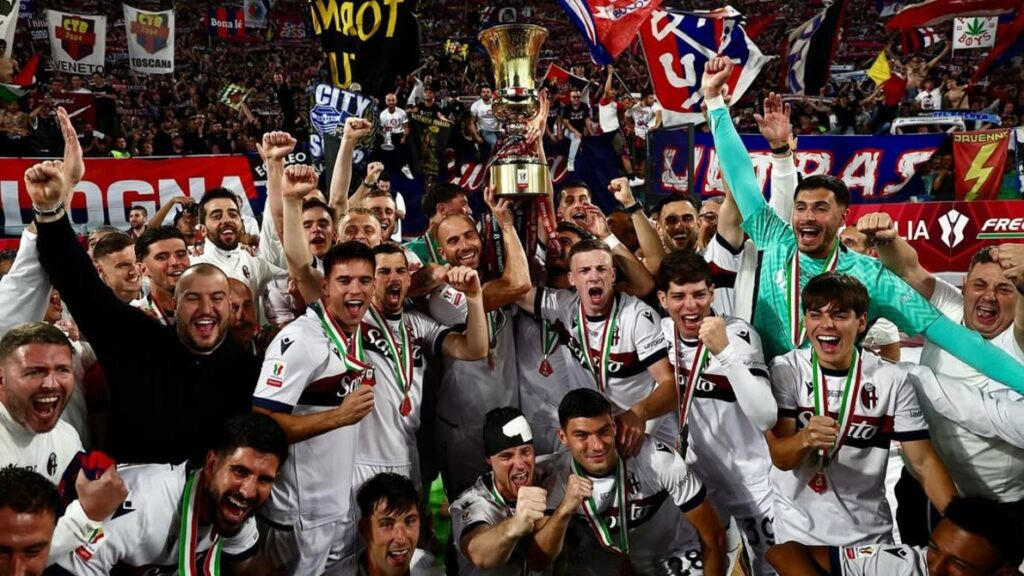 Air Mata di Hari Bologna Memuaskan Dahaga Gelar Juara Setelah 51 Tahun